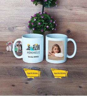 Jeofizik Mühendisi Kupa Bardak Beyaz Fotoğraflı Mühendisler Günü Hediyesi