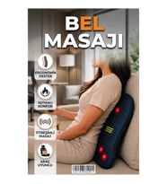 Isıtma ve Titreşim Fonksiyonlu Ergonomik Bel ve Sırt Destek Minderi