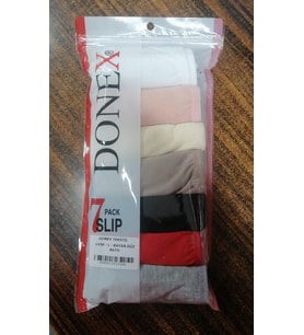 7 Adet Donex Bayan Düz Renk Bato Slip Külot 1436
