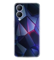 Vivo Y17s Kılıf Resimli Desenli Silikon Platinium Series Üçgenler 2 1872