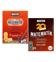 OKYANUS YAYINCILIK 8. Sınıf Master Matematik Soru Bankası + Master 20 Matematik Denemesi (2 Kitap)