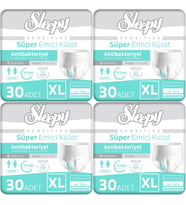 Sleepy Hasta Bezi Yetişkin Emici Külot XL - Ekstra Büyük - Extra Large 120 Adet (4PK*30)