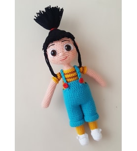 Agnes Bebek Amigurumi Organik Oyuncak