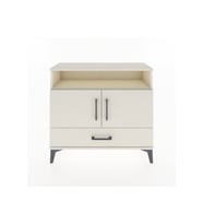 Arges Şifonyer 3 Raflı Tek Çekmeceli 2 Kapaklı 88x30x80 Aytaşı-Aytaşı