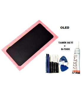 Tkgz Xiaomi Mİ 9T PRO Uyumlu Lcd Ekran Dokunmatik OLED + B-7000 + Tamir Seti