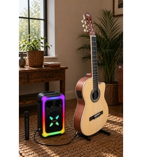 Cross QC62309 Maun Ağacı Elektro Klasik Gitar Seti