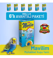 Mavilim Muhabbet Kuşu Yemi - 6 Adet