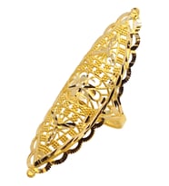 Cigold Taşsız Mekik Yüzük 22 Ayar Altın 6.94 Gr OA-C11901027826 (SARI-TABA)