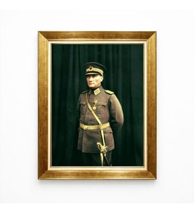 Tablore Atatürk Mareşal Üniformalı Tam Boy Tablo - Başkomutan Temalı Lüks Tablo