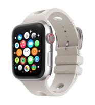 Apple Watch 40mm Kordon Scuba Diving Dalgıç Silikon Band 147 (Siy.Byz.Kareli Dsn.)