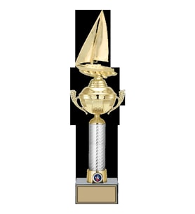 ODAK KUPA - Figürlü Kupalar - Yelken Figürlü Kupalar FG-058 A - 48 cm