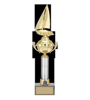 ODAK KUPA - Figürlü Kupalar - Yelken Figürlü Kupalar FG-058 A - 48 cm