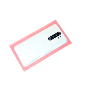 Xiaomi Redmi NOTE 8 PRO Arka Kapak Batarya Kapağı (Cam Kamera Camı) Beyaz
