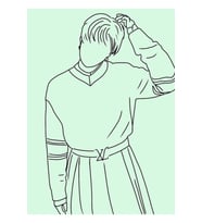 Bts Suga Gq X Vogue Kore Fanart Tablo Ahşap Poster Dekoratif Kod991