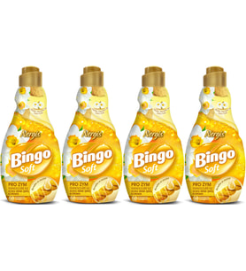 Bingo Soft Çamaşır Yumuşatıcı Konsantre 1440ML Nergis (4 Lü Set)