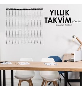 S.T. TAKVİM PLANLAYICI 100 CM-100 CM