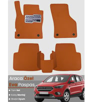 FORD KUGA 2 (2013-2019) Uyumlu EVA Paspas Tam Set–Araca Özel,Su Geçirmez,Kolay Montaj