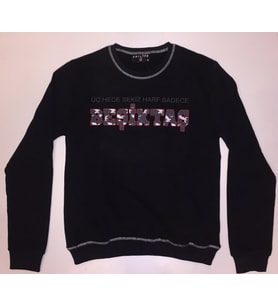 Beşiktaş Orijinal Kadın Sweatshırt (Siyah)