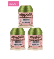 3 Adet Altınbaşak Oya ve Dantel İpi 20 gr - Royaleks - No: 489