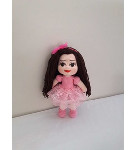 Aslı Bebek Amigurumi Organik Oyuncak