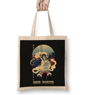 One Piece Monkey D Luffy 04 Bez Çanta Uzun Saplı