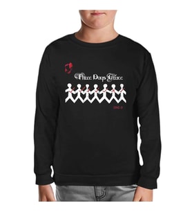 Three Days Grace - One X Siyah Çocuk Sweatshirt