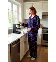 Kadın Kışlık Puantiyeli Şeker Bastonlu Pijama Takımı Fonksiyonel Dayanıklı Kaliteli Modern