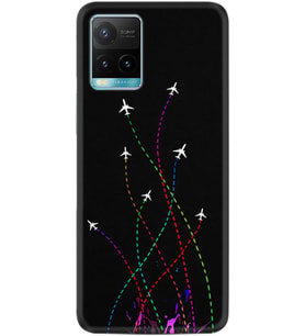Vivo Y11S Y21S Y20 Y20S Y70 Kılıf Desemli Silikon Line Planet 1736