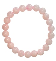 MMİF PEMBE KUVARS BİLEKLİK DOĞALTAŞ 8MM AŞK TAŞI AAA KALİTE YUVARLAK KESİM