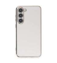 Samsung Galaxy S23 Kılıf Volet Silikon - Beyaz