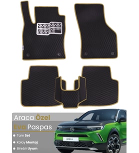 Opel Mokka Benzinli (2020-2025) Uyumlu EVA Paspas Tam Set – Birebir Uyum,Su Geçirmez,Hızlı Montaj