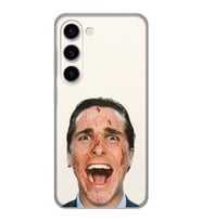 Samsung Galaxy S23 Uyumlu American Psycho Tasarımlı Şeffaf Telefon Kılıfı