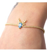 Deer Love Gümüş Bileklik
