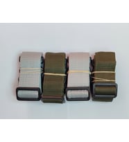 2 Adet Gri 2 Adet Haki Yeşil Valiz Kemeri 4 Cm Toplam 4 Adet