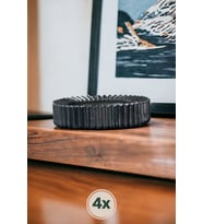 Siyah Küllük Kül Tablası 4'lü Set, Şık ve Kullanışlı Tasarım