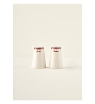 Bonheur Porselen Tuzluk-Biberlik Seti Bordo (8 cm)