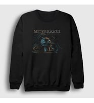 Presmono Unisex Siyah Dissonance Meshuggah Sweatshirt 164123tt