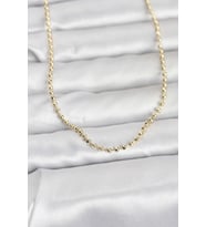 CM 14K Renk Top Zincirli Model 60 cm Kadın Kolye
