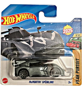 Hot Wheels - Mcmurtry Spéirling - Hyw55 - Peak Pursuit 7/10 - Fütüristik Elektrikli Hypercar - Resmi (Çok Renkli)
