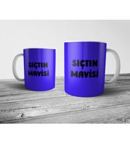 Pixxa Sıçtın Mavisi - Öğrenci Sınav Kupa Bardak Model 1
