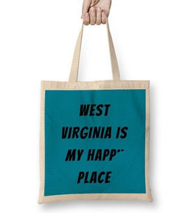 West Virginia Quote Bez Çanta Uzun Saplı