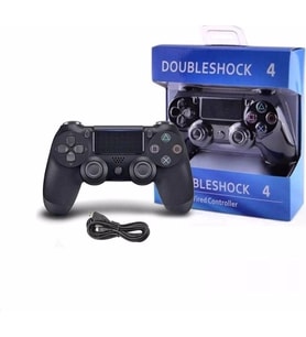 Elvita Ps4 Dualshock4 V2 Doubleshock Kablosuz Gamepad Oyun Kolu (Kırmızı-Siyah)