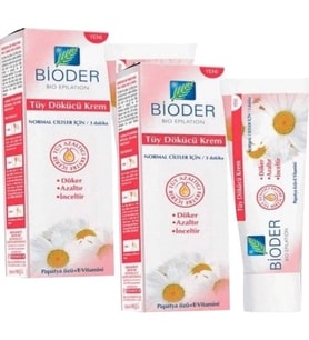 Bioder Normal Ciltler Tüy Dökücü Krem 100 ml x 2 Adet