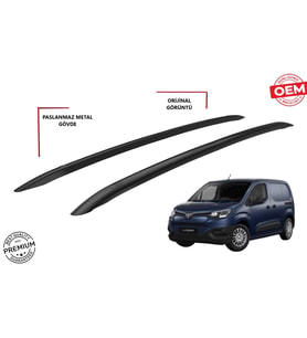 TOYOTA PROACE CİTY UZUN ŞASE YAPIŞIK PORT BAGAJ TAVAN ÇITASI SİYAH 2019 2020 2021 2022 2023 2024 202