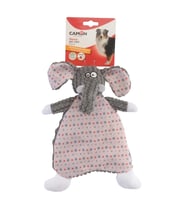 Hışırtılı ve Ses Çıkaran Polyester Fil ve Tilki Köpek Oyuncağı 30 Cm