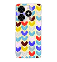 PrintiFy Tecno Spark Go 2023 ile Uyumlu Water Color 1  Kamera Korumalı Şeffaf  Kılıf