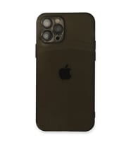 iPhone 12 Pro Max Kılıf Fly Lens Silikon - Siyah