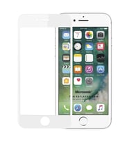 Microsonic Apple iPhone SE 2022 Tam Kaplayan Temperli Cam Ekran Koruyucu Beyaz