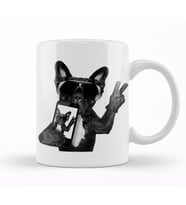 The French Bulldog Kupa Bardak Porselen