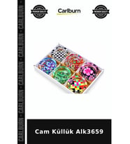 Özel Üretim Şık Modern Ev Dekorasyon Aksesuar Cam Küllük Alk3659